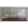 Image 2 : Model of USS Kearsage in a Brass and Glass Case.