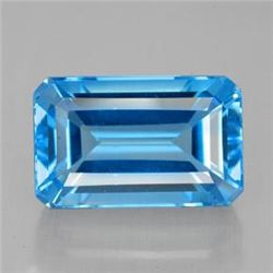 9.64ct Swiss Blue Topaz~ size 14.24 x 8.99 x 7.26