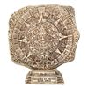 Image 2 : Hand carved Fish bone Aztec Calendar