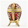 Image 1 : Miniature Faberge Inspired Rosebud Egg