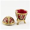 Image 2 : Miniature Faberge Inspired Rosebud Egg