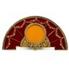 Image 1 : Red Enameled Fan Faberge Inspired Frame