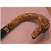 Image 1 : Antique Gutta-percha carved handle Cane
