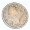 Image 1 : 1912 LIBERTY "V" NICKEL RED BOOK VALUE IS $3.00+ *NICE EARLY VERY GOOD GRADE*!!