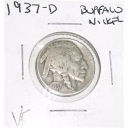 1937-D BUFFALO NICKEL RED BOOK VALUE IS $4.00+ *NICE EARLY VERY FINE GRADE NICKEL*!!