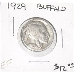 1929 BUFFALO NICKEL RED BOOK VALUE IS $12.00+ *NICE EARLY EXTRA FINE GRADE NICKEL*!!