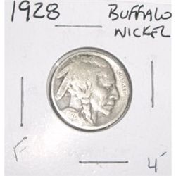 1928 BUFFALO NICKEL RED BOOK VALUE IS $4.00+ *NICE EARLY FINE GRADE NICKEL*!!