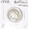 Image 1 : 1928 BUFFALO NICKEL RED BOOK VALUE IS $4.00+ *NICE EARLY FINE GRADE NICKEL*!!
