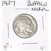 Image 1 : 1927 BUFFALO NICKEL RED BOOK VALUE IS $4.00+ *NICE EARLY FINE+ GRADE NICKEL*!!