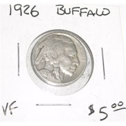 1926 BUFFALO NICKEL RED BOOK VALUE IS $5.00+ *NICE EARLY VERY FINE GRADE NICKEL*!!