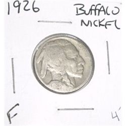 1926 BUFFALO NICKEL RED BOOK VALUE IS $4.00+ *NICE EARLY FINE GRADE NICKEL*!!