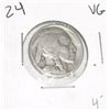 Image 1 : 1924 BUFFALO NICKEL RED BOOK VALUE IS $4.00+ *NICE EARLY VERY GOOD GRADE NICKEL*!!