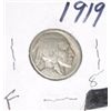 Image 1 : 1919 BUFFALO NICKEL RED BOOK VALUE IS $8.00+ *NICE EARLY FINE GRADE NICKEL*!!