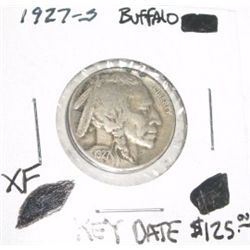 1927-S *RARE KEY DATE* BUFFALO NICKEL RED BOOK VALUE IS $125.00+ *NICE EARLY EXTRA FINE HIGH GRADE N