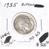 Image 1 : 1935 *RARE MS-65* BUFFALO NICKEL RED BOOK VALUE IS $200.00+ *NICE EARLY MS-65 HIGH GRADE NICKEL*!!