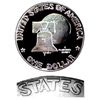 Image 1 : Eisenhower Dollar Clad Proof Type 1