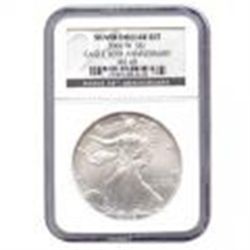 ertified 20th Anniversary American Eagle Silver Uncircu