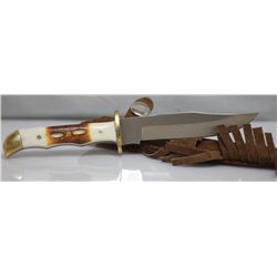 COLLECTORS EDITION 9.5" OLE SMOKEY SKINNER KNIFE FINGER