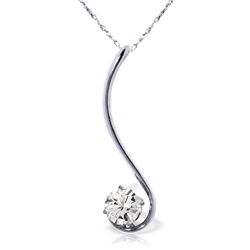 14k WG 0.50ct J-K, SI2 Diamond Necklace