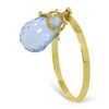 Image 1 : 14k 1.60gr Solid Gold 3.0ct Blue Topaz Ring