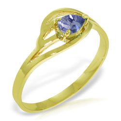 14k Solid Gold 0.30ct Tanzanite Ring