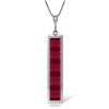 Image 1 : 14k Solid Gold 2.50ct Ruby Necklace