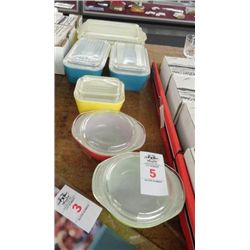 6 Pyrex Lidded Bowls - 6 Times the Money