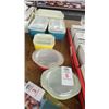 Image 1 : 6 Pyrex Lidded Bowls - 6 Times the Money