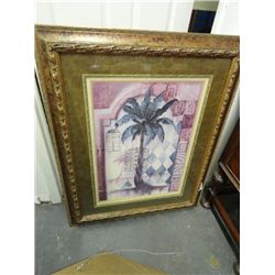 Ornately Framed Palm Art