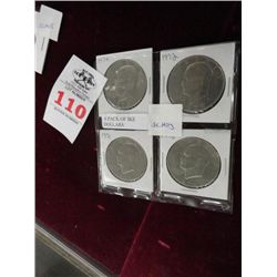 4-Pack of Ike Dollars