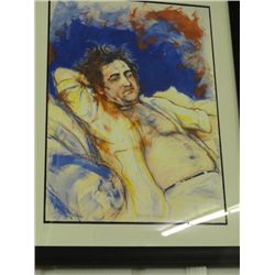 Framed Ronnie Wood Limited Ed. 116/290 Belushi