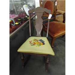 Early Thrush Seat Nursery Rocker