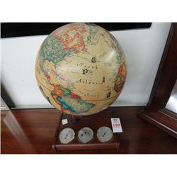 Desktop Globe & Barometer