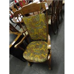 Vintage Spindel Back Rocking Chair