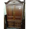 Image 1 : Mahogany Entertainment Center