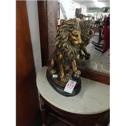 Carved Wood Lion