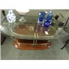 Image 1 : Glasstop Coffee Table w/Heavy Beveled Glass