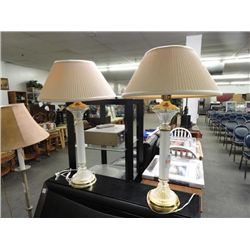 Pair of Crystal Table Lamps