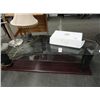 Image 1 : Glasstop TV & Electronics Stand