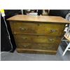 Image 1 : Oak 3 Drawer Dresser