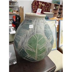 Leafy Pottery Vase