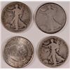 Image 1 : HALF DOLLAR LOT, 1919-S VG, 1917-D  OBV. VG, 1916 VG, AND 1952 WASH-CARVER BU