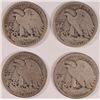 Image 2 : WALKING LIBERTY HALF DOLLAR LOT: 1917-S OBV VG, 1919-D VG, 1921-S VG, 1916-D VG