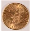 Image 2 : 1905-S $10.00 LIBERTY GOLD, MS-63  VERY SCARCE DATE, FROSTY AND NICE!