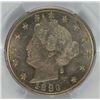 Image 2 : 1883 N/C V-NICKELS PCGS MS62