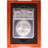 Image 1 : 2011-S SAN  FRANCISCO MINTED AMERICAN SILVER EAGLE, ANACS MS-70 FIRST STRIKE