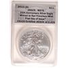 Image 2 : 2011-S SAN  FRANCISCO MINTED AMERICAN SILVER EAGLE, ANACS MS-70 FIRST STRIKE