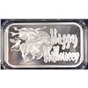 Image 1 : "HAPPY HALLOWEEN" ONE OUNCE .999 SILVER ART INGOT, PUMPKINS, HEADLESS HORSEMAN