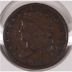 1835 HALF CENT VF