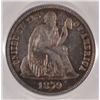 Image 2 : 1879 SEATED DIME PCGS PROOF64 SUPER COLOR!